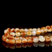 Gold-plated silver and Hetian jade pendant, Qing dynasty