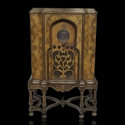 Phonograph record player and radio, 20th century