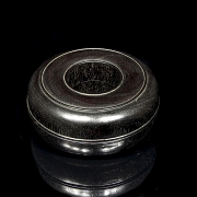 Caja de madera tallada, dinastía Qing