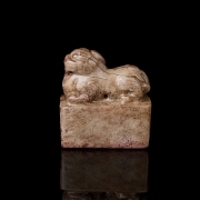 Jade seal ‘Reclining Animal’, Ming dynasty