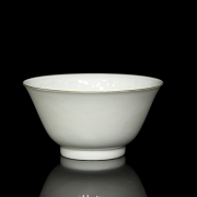 Taza de porcelana blanca 