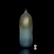 Jarrón de Liulí azul, dinastía Tang