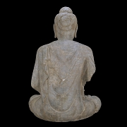 Gran figura de piedra tallada 