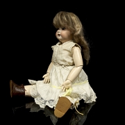Gran muñeca de porcelana, Europa, ca.1900-1915