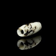 Cuenta “Dizi” de jade tallado, dinastía Ming