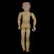 Muñeca de porcelana, Catterfelder Puppenfabrik, Alemania, c. 1910-1920