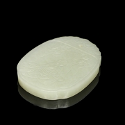 Jade pendant ‘Old Man Playing the Guqin’, Qing dynasty