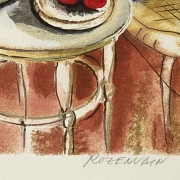 Michael Rozenvain (1963) ''Vase and Fruit''