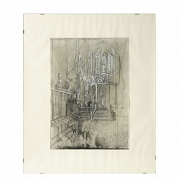 Marti (20th century) ‘Cathedral Interior’, 1996