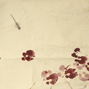 Chinese painting ‘Flowers and Dragonflies’, 20th century - 3