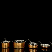 Cuisinart copper cookware set, 20th century