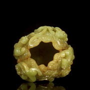 Incensario de jade amarillo 