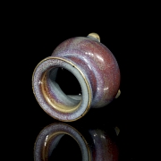 Incensario de cerámica esmaltada, estilo Junyao