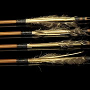 Cuatro flechas japonesas punta de cerezo