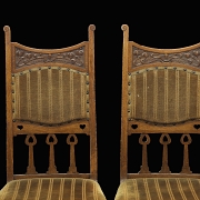 Conjunto de comedor estilo Shapland & Petter, s.XX