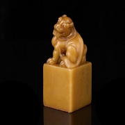Shoushan seal ‘Protective Beast’, Qing dynasty