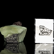 Stone-carved seal “Beast,” 20th century
