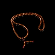 Collar de ciento ocho cuentas de semilla, dinastía Qing