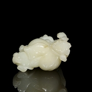 Figura de jade blanco 