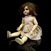 Muñeca de porcelana, Alemania, ca. 1895-1915