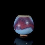 Cuenco de cerámica con esmalte Junyao, estilo Song