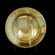 Salvatore Polizzi (1971-) ‘Glass Plate with Circles of Life’, 1995 - 3