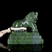 Sello de jade espinaca