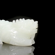 White jade figure of Hetian “Qilin,” Qing dynasty