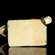 Figura de cerámica esmaltada 