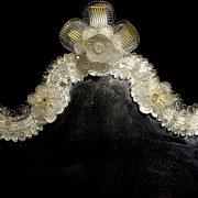 Espejo veneciano de cristal de Murano, s.XX