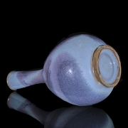 Jarrón de cerámica esmaltada Junyao, dinastía Song