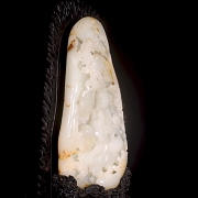 Relieve de jade blanco Hetian 