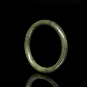 Carved jade bracelet, 20th century
