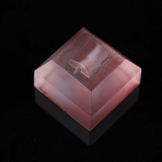 Sello de cuarzo tallado, dinastía Qing