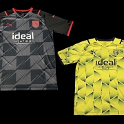 West Bromwich Albion Football Club Home and Third Shirts 2021/22