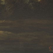 荷兰画派，19-20世纪《石桥风景》 - 5