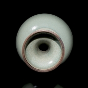 Jarrón de porcelana con esmalte 