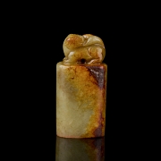 Jade seal ‘Reclining Dog’, Qing dynasty