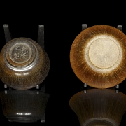 Dos cuencos tallados, s.XX