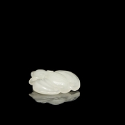 Figura de jade blanco 