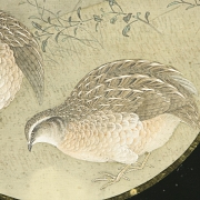 Chinese painting ‘Pair of Partridges’, Qing dynasty - 4