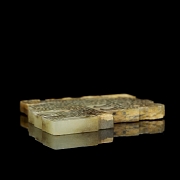 Placa de jade amarillo