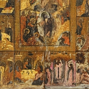 Orthodox icon ‘The Resurrection of Christ and the Descent into Hell’, 19th century