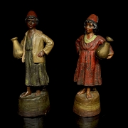 Pair of terracotta figures in Orientalist style, 20th century - 4