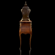 Reloj de Consola Estilo Luis XV con pedestal, Lauris (Calibre 141-030), 1981