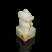 Sello de jade blanco 