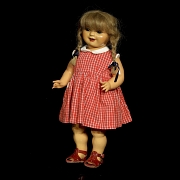 这可能是一尊经典的“吉塞拉”玩偶，由西班牙的卡门·塞韦拉制作，约1951–1952年 - 3