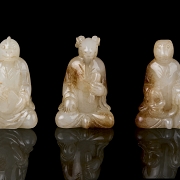 Conjunto de figuras de jade 