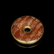 Colgante de ágata roja 