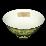 Cuenco de porcelana policromado 